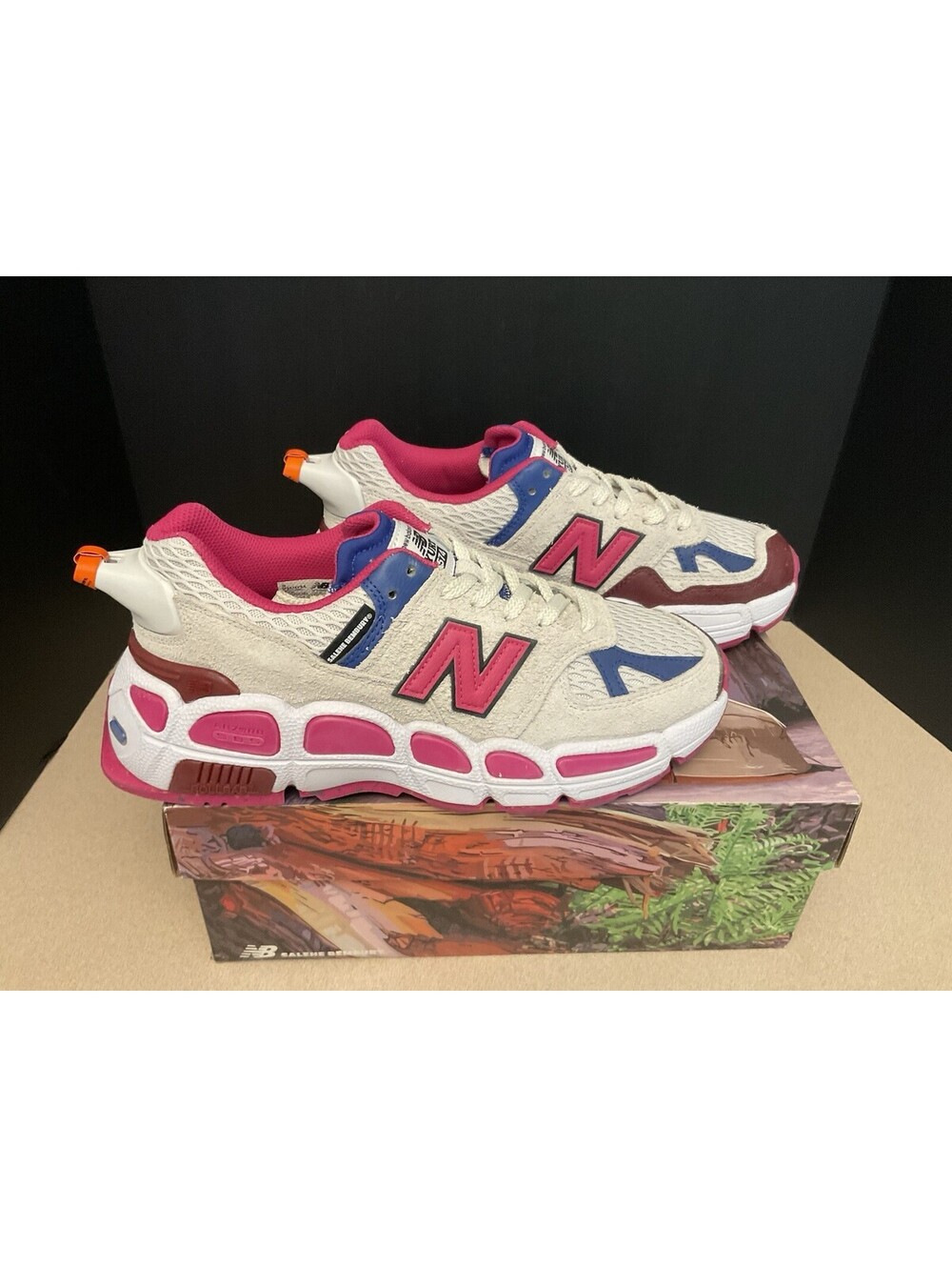 New! Mens New Balance Salehe Bembury x 574 YURT Athletic Shoes. Size 10D. Nice!